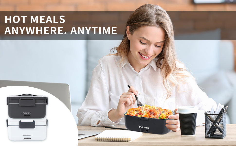 Heated Lunch Box 90W Electric Lunch Box for Adults with 2L Stainless Steel Container Portable Food Warmer for Men/Car/Truck/Work/Travel Loncheras Para Hombres De Trabajo 12/24/110v